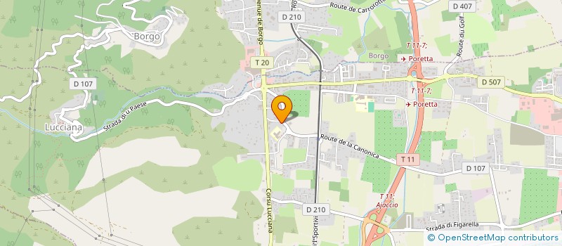 localisation de l'entreprise MADAME STEPHANIE BACCHELLI  LUCCIANA