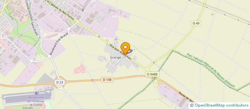 localisation de l'entreprise MADAME STEPHANIE BADET  FONTENAY-LE-COMTE