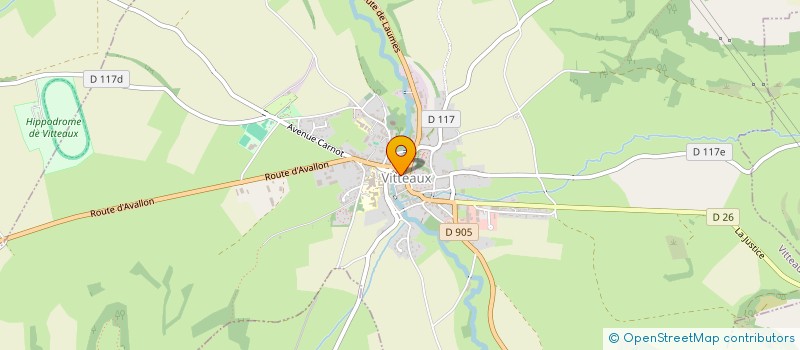 localisation de l'entreprise MADAME STEPHANIE BAECKE  VITTEAUX