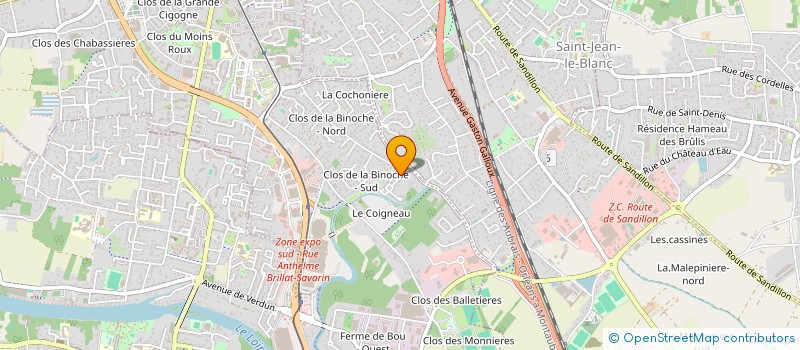 localisation de l'entreprise MADAME STEPHANIE BAFFEREAU à ORLEANS