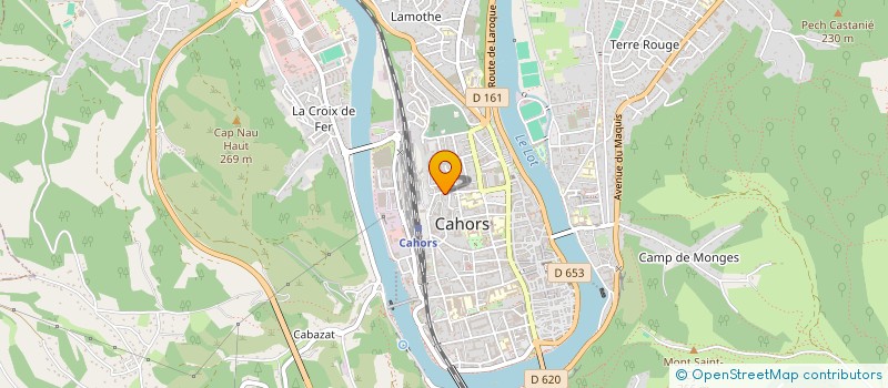 localisation de l'entreprise MADAME STEPHANIE BAFLAN  CAHORS