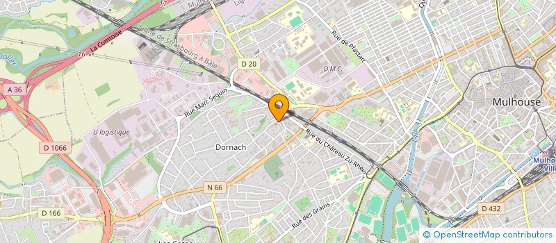 localisation de l'entreprise MADAME STEPHANIE BAI  MULHOUSE