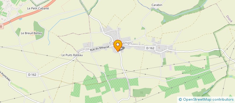 localisation de l'entreprise MADAME STEPHANIE BAILLARGEANT  COURCHAMPS