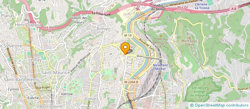 localisation de l'entreprise MADAME STEPHANIE BAILLIF à NICE