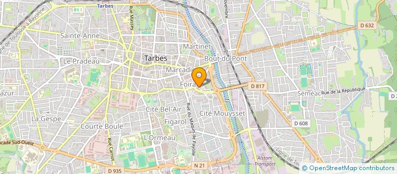 localisation de l'entreprise MADAME STEPHANIE BAKAHER  TARBES