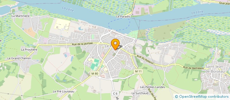 localisation de l'entreprise MADAME STEPHANIE BALLAN  PELLERIN (LE)