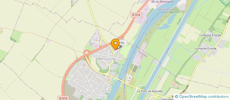 localisation de l'entreprise MADAME STEPHANIE BALLARIN  BENOUVILLE