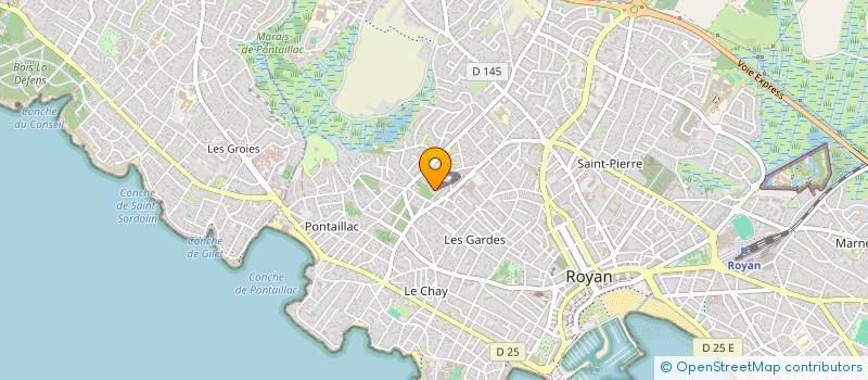 localisation de l'entreprise MADAME STEPHANIE BARATANGE  ROYAN