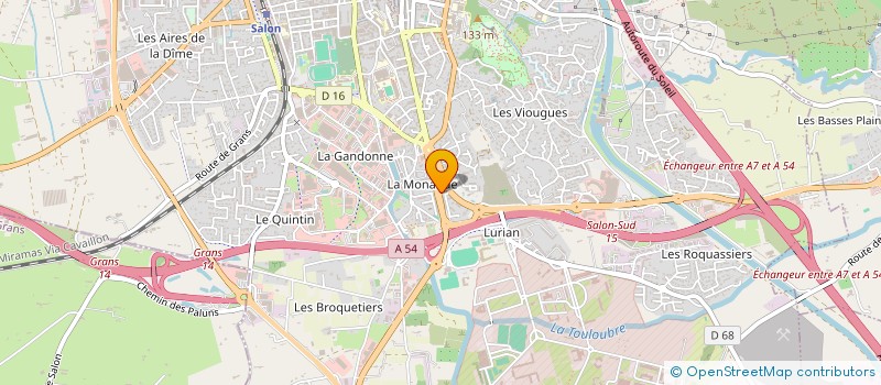 localisation de l'entreprise MADAME STEPHANIE BARBANNEAU  SALON-DE-PROVENCE