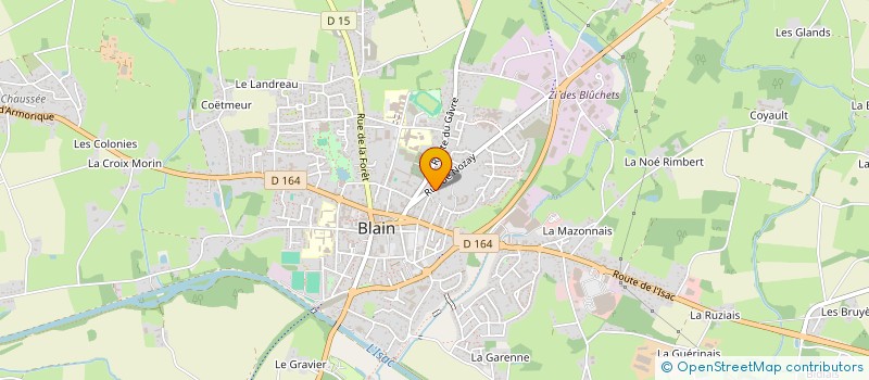 localisation de l'entreprise MADAME STEPHANIE BARBE à BLAIN