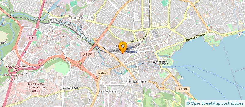 localisation de l'entreprise MADAME STEPHANIE BARD à ANNECY