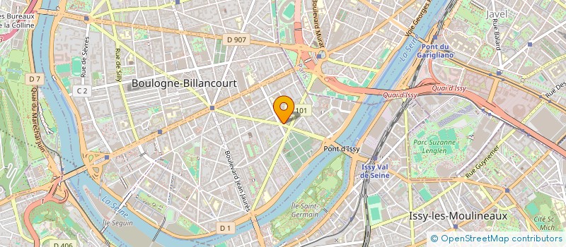 localisation de l'entreprise MADAME STEPHANIE BARDES à BOULOGNE-BILLANCOURT