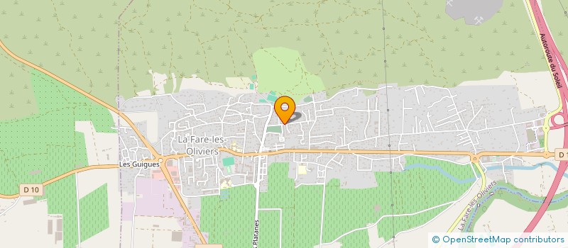 localisation de l'entreprise MADAME STEPHANIE BARIBEAU  LA FARE-LES-OLIVIERS