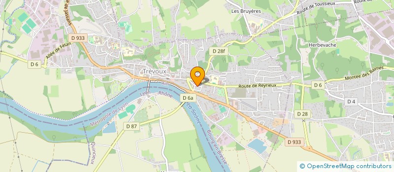 localisation de l'entreprise MADAME STEPHANIE BARNEAUD à TREVOUX