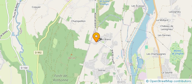 localisation de l'entreprise MADAME STEPHANIE BARON  BELLEY