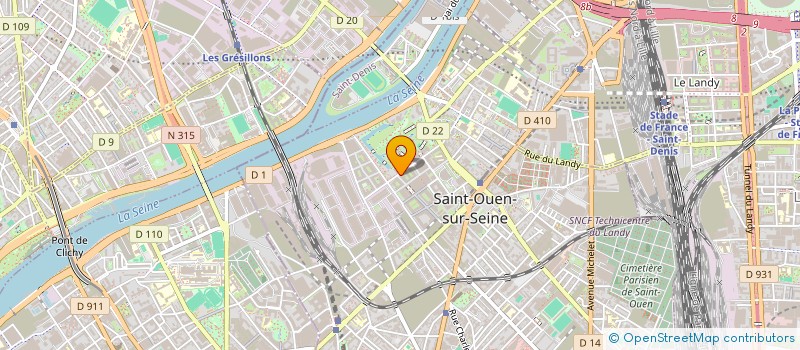 localisation de l'entreprise MADAME STEPHANIE BARROIS à SAINT-OUEN-SUR-SEINE