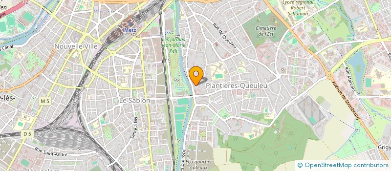 localisation de l'entreprise MADAME STEPHANIE BASTIEN  METZ