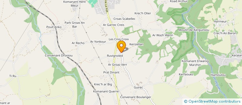 localisation de l'entreprise MADAME STEPHANIE BATAILLE  PLOUBEZRE