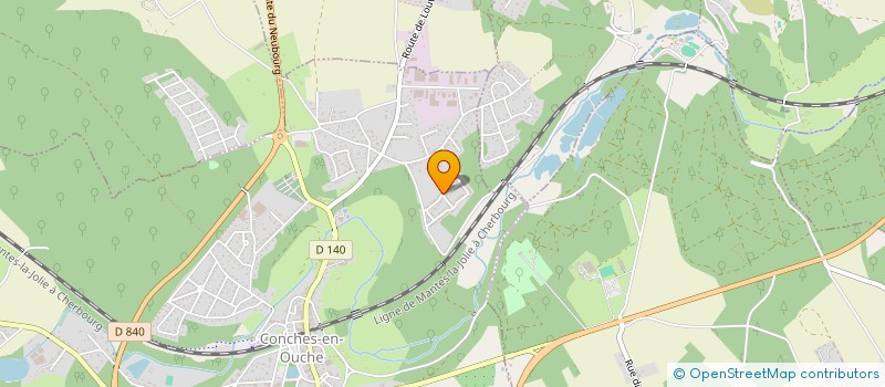 localisation de l'entreprise MADAME STEPHANIE BAUCHE  CONCHES-EN-OUCHE