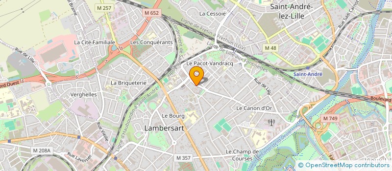 localisation de l'entreprise MADAME STEPHANIE BAUDON à LAMBERSART