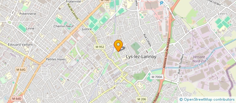 localisation de l'entreprise MADAME STEPHANIE BAUDRY à LYS-LEZ-LANNOY