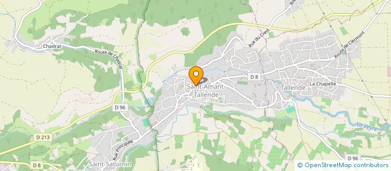 localisation de l'entreprise MADAME STEPHANIE BAYLE à SAINT-AMANT-TALLENDE