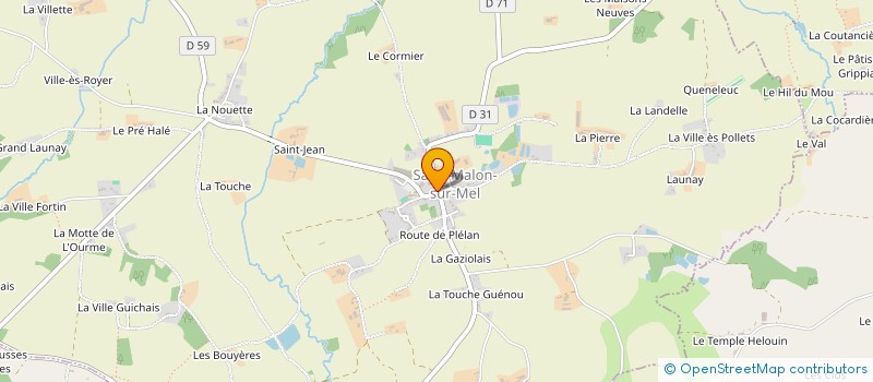 localisation de l'entreprise MADAME STEPHANIE BAZIN  SAINT-MALON-SUR-MEL