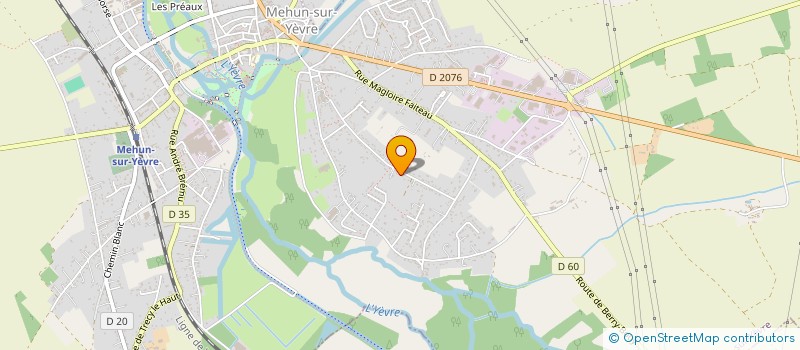 localisation de l'entreprise MADAME STEPHANIE BEAUFILS  MEHUN-SUR-YEVRE