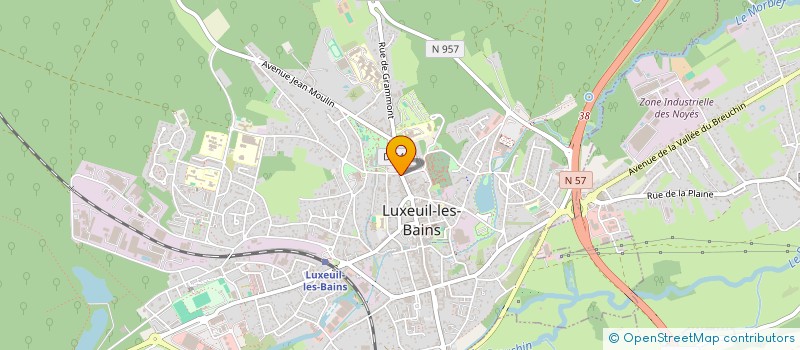 localisation de l'entreprise MADAME STEPHANIE BEAUPOIL  LUXEUIL-LES-BAINS