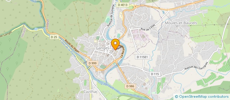 localisation de l'entreprise MADAME STEPHANIE BEC  GANGES