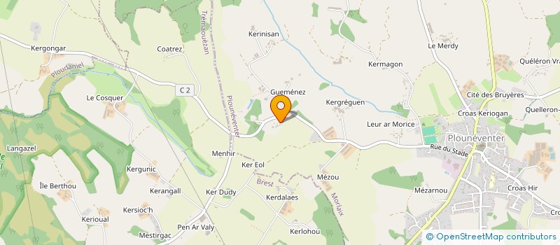 localisation de l'entreprise MADAME STEPHANIE BECHELER  PLOUNEVENTER