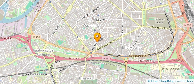 localisation de l'entreprise MADAME STEPHANIE BECOURT à LILLE