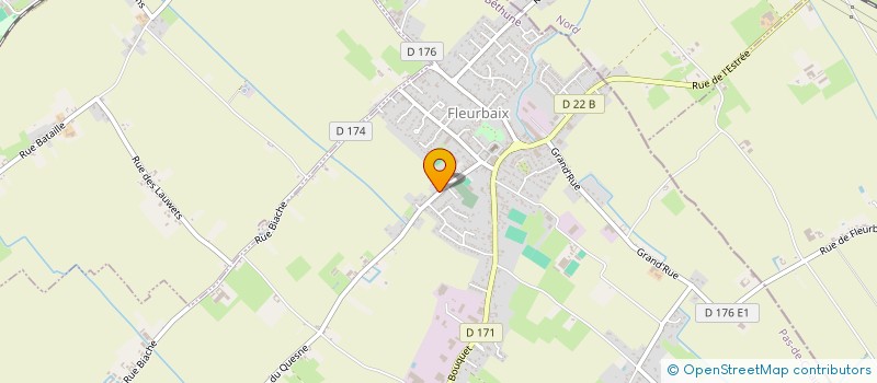 localisation de l'entreprise MADAME STEPHANIE BEGHIN  FLEURBAIX