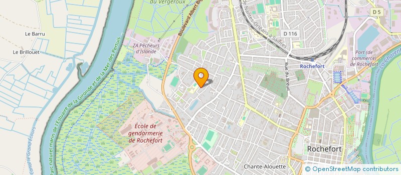 localisation de l'entreprise MADAME STEPHANIE BEGOU  ROCHEFORT