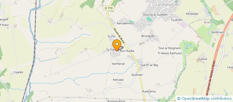 localisation de l'entreprise MADAME STEPHANIE BEGUIN  EDERN