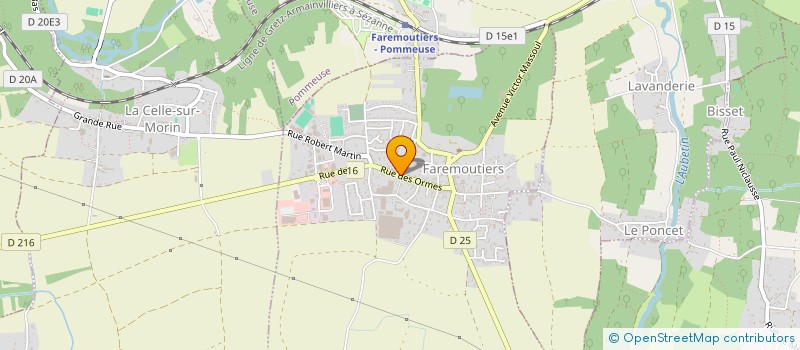 localisation de l'entreprise MADAME STEPHANIE BELIN  FAREMOUTIERS