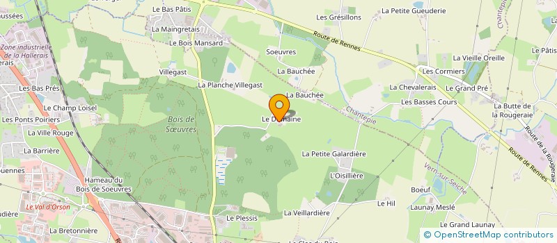 localisation de l'entreprise MADAME STEPHANIE BELTRAME  VERN-SUR-SEICHE