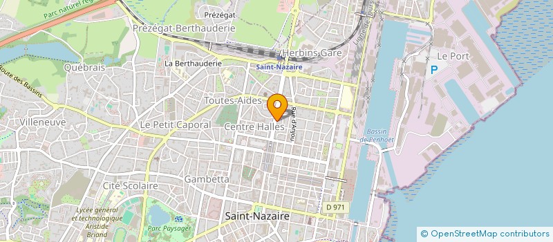 localisation de l'entreprise MADAME STEPHANIE BENAMER à SAINT-NAZAIRE