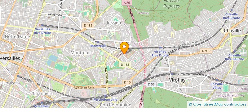 localisation de l'entreprise MADAME STEPHANIE BENARD à VERSAILLES