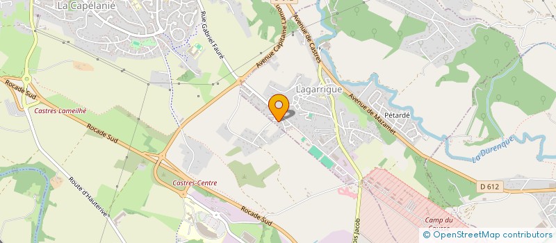 localisation de l'entreprise MADAME STEPHANIE BENAZECH à LAGARRIGUE