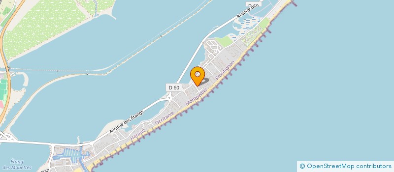 localisation de l'entreprise MADAME STEPHANIE BENET à FRONTIGNAN