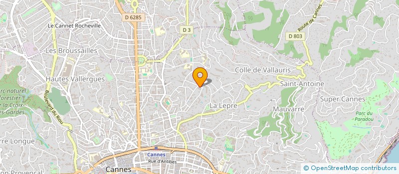 localisation de l'entreprise MADAME STEPHANIE BENOIT à CANNES