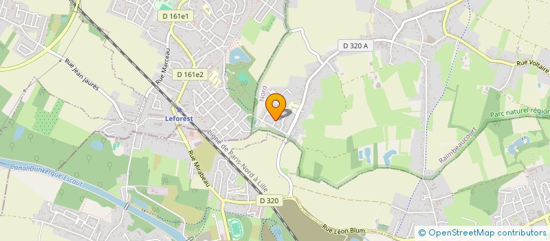 localisation de l'entreprise MADAME STEPHANIE BENOIT  RAIMBEAUCOURT