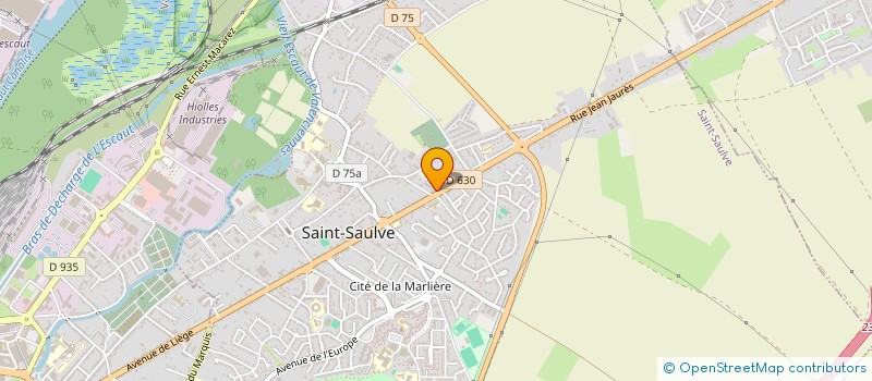 localisation de l'entreprise MADAME STEPHANIE BERANGER  SAINT-SAULVE