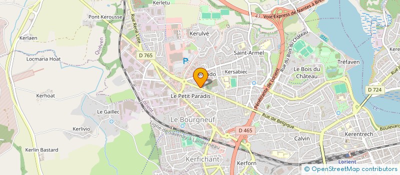 localisation de l'entreprise MADAME STEPHANIE BERDER  LORIENT