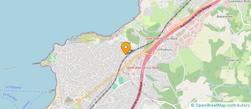 localisation de l'entreprise MADAME STEPHANIE BERDOU  SAINT-JEAN-DE-LUZ