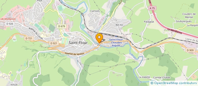 localisation de l'entreprise MADAME STEPHANIE BERGAUD à SAINT-FLOUR