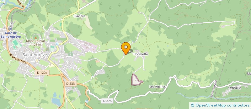 localisation de l'entreprise MADAME STEPHANIE BERGERON  ROCHEPAULE