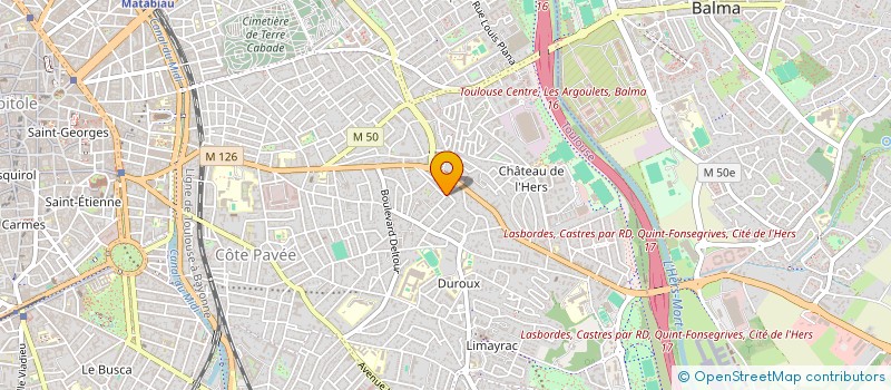 localisation de l'entreprise MADAME STEPHANIE BERGEZ à TOULOUSE
