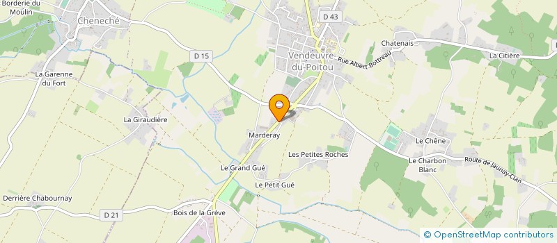 localisation de l'entreprise MADAME STEPHANIE BERJONNEAU à SAINT-MARTIN-LA-PALLU